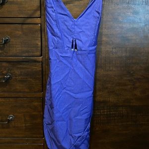 Blue mini dress